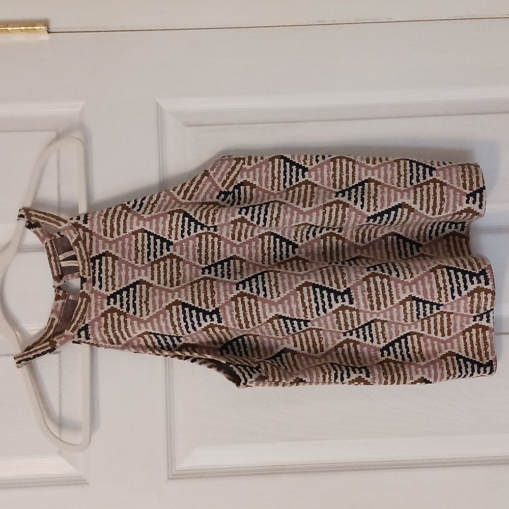 Anthropologie halter top boho tank top size M